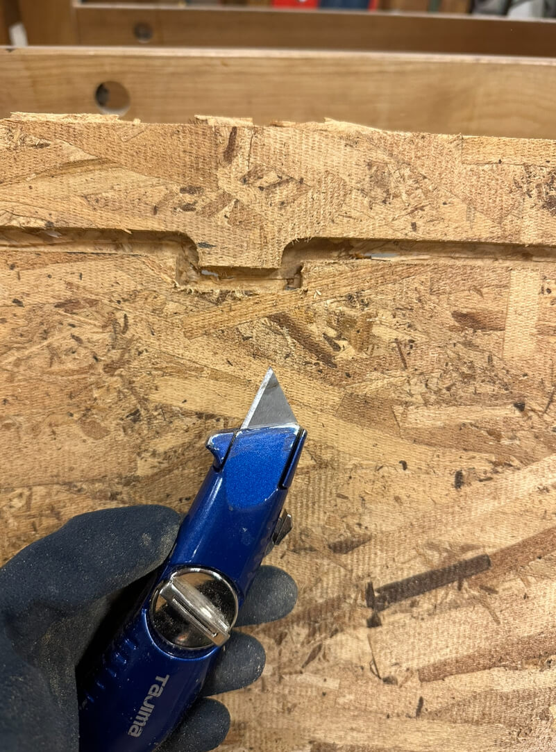 removing pieces